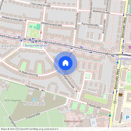 Walkuerenring 3, 38106 Braunschweig OT Siegfriedviertel