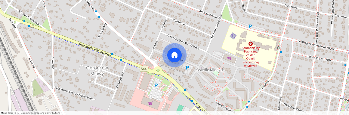 ul. Wysoka, Mława, mławski, mazowieckie