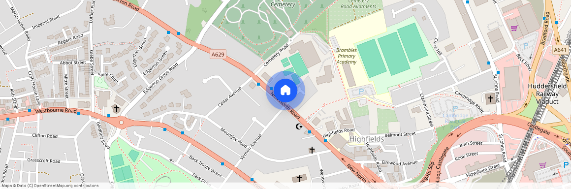 New North Road, Huddersfield, HD1