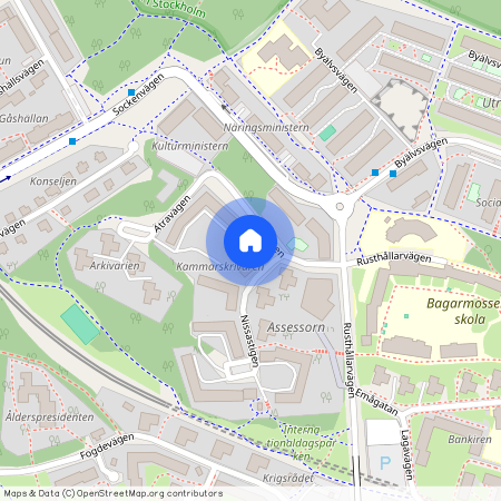 Nissastigen 6, Bagarmossen