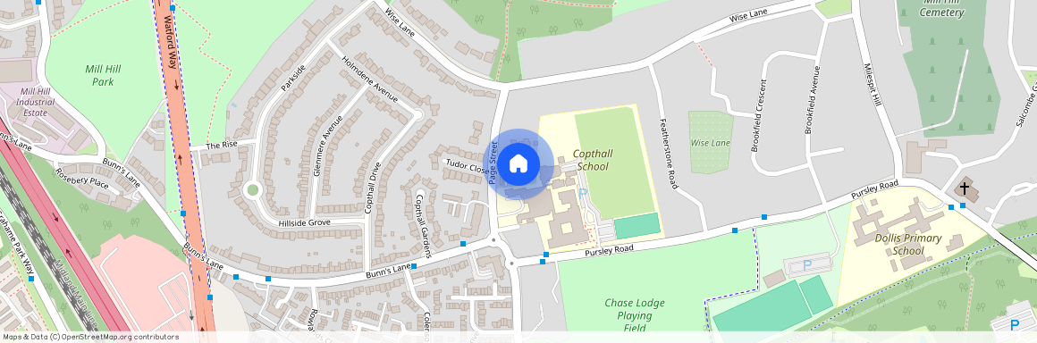 Page Street, Holland Court Page Street, NW7