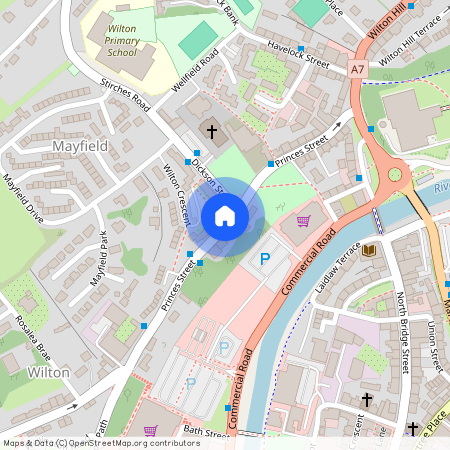 Princes Street, Hawick, Roxburghshire, TD9