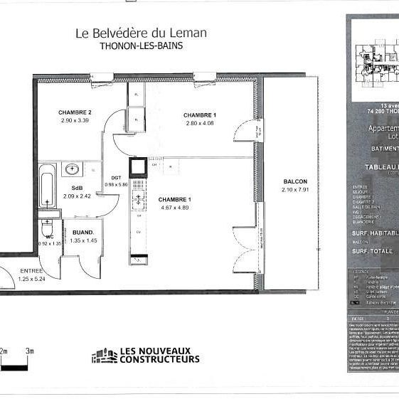 Location Appartement 3 pièces 63m² THONON LES BAINS 74200 - Photo 2