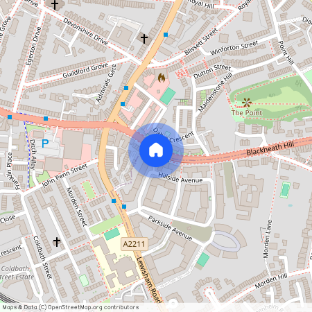 Blackheath Hill, Greenwich, SE10