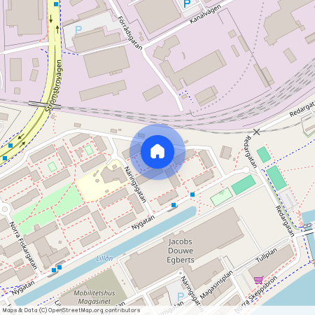 Näringsgatan 8 A, Öster