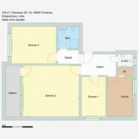 Großzügige 3-Zimmer-Wohnung mit Balkon in Fürstenau! - Photo 4