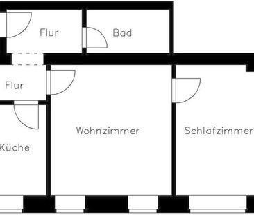 Schöne 2-Raum Altbauwohnung - Photo 5