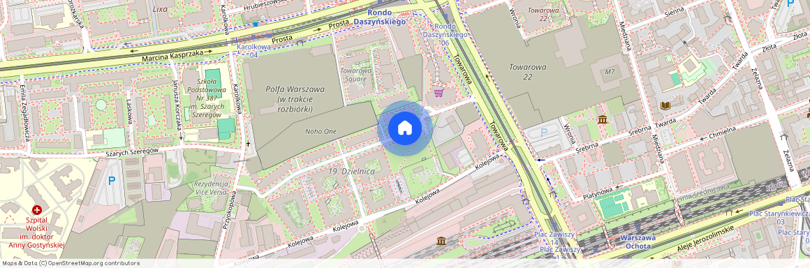 ul. Kolejowa, Czyste, Wola, Warszawa, mazowieckie