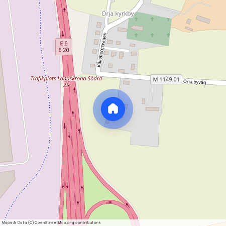 Örja byväg, Landskrona