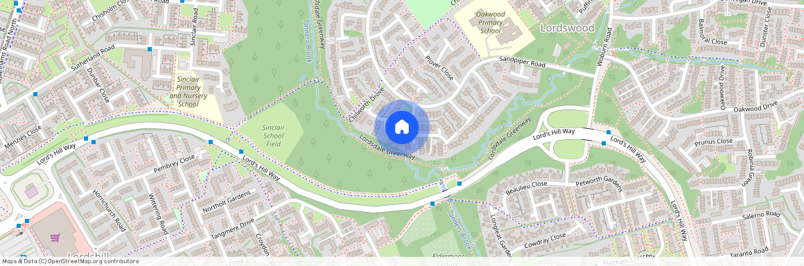 Turnstone Gardens, Lordswood, Southampton