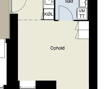 Lækker 1-værelses lejlighed midt i Odense - Foto 1