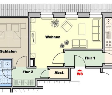 Gemütliche Dachgeschoss-Wohnung - Foto 6