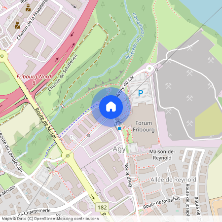 1763, Granges-Paccot, Route Du Lac