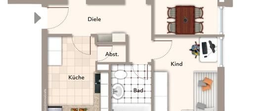 3-Zimmer-Wohnung im Zentrum von Willich - Foto 1