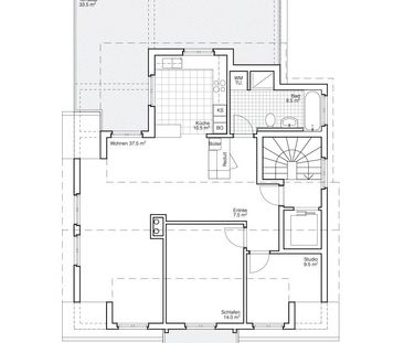3.5 Zimmer, 88 m², 3. Stock - Foto 4