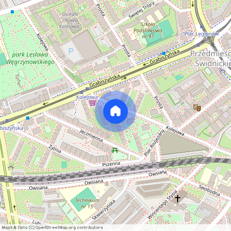 ul. Kolejowa, Przedmieście Świdnickie, Stare Miasto, Wrocław, dolnośląskie