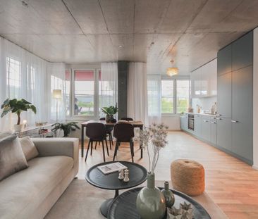 Moderne 3.5-Zimmer-Wohnung mit Weitblick - Photo 6