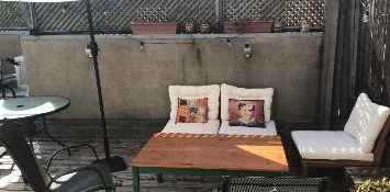 Un style unique de 5 1/2 presqu'a 1000pc, en plein cœur sur de la promenade Masson avec une grande terrasse privée à l'arrière incluant un cabanon. - Photo 2