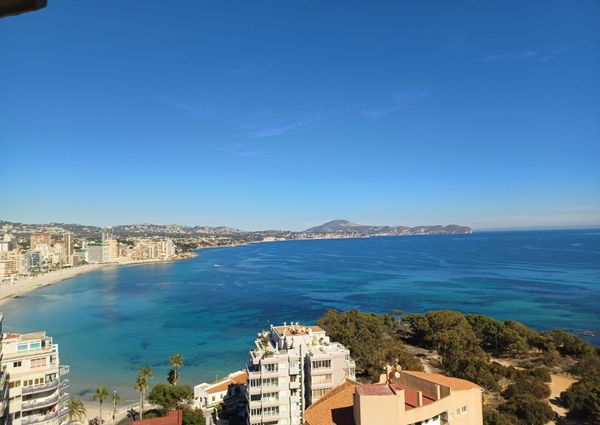 APARTMENT FOR RENT IN CALPE WITH AMAZING 360 DEGREE VIEWS