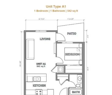 The Rivana — 1-Bedroom / 1-Bathroom - Photo 1
