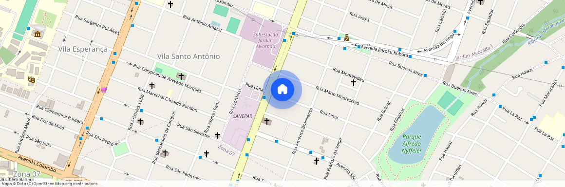 Rua Lima, 183, Maringá, Maringá - PR, 87030-450, Brazil