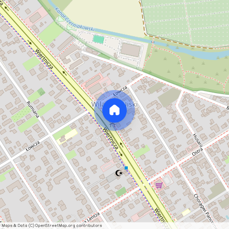 ul. Wiertnicza, Wilanów Niski, Wilanów, Warszawa, mazowieckie