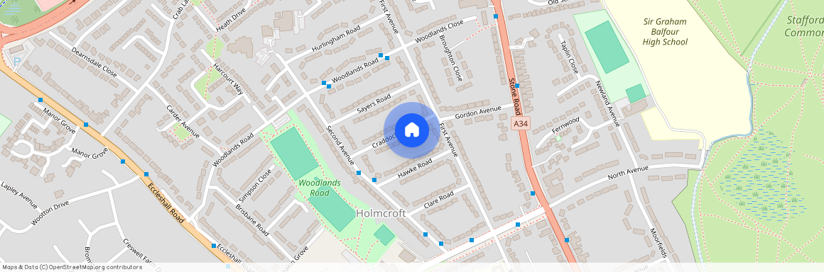 Craddock Road, Stafford, Staffordshire, ST16 1QA
