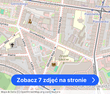 Reja blisko pl. Grunwaldzki, zamykane 2 duże pokoje, 2 balkony, garaż - Zdjęcie 1