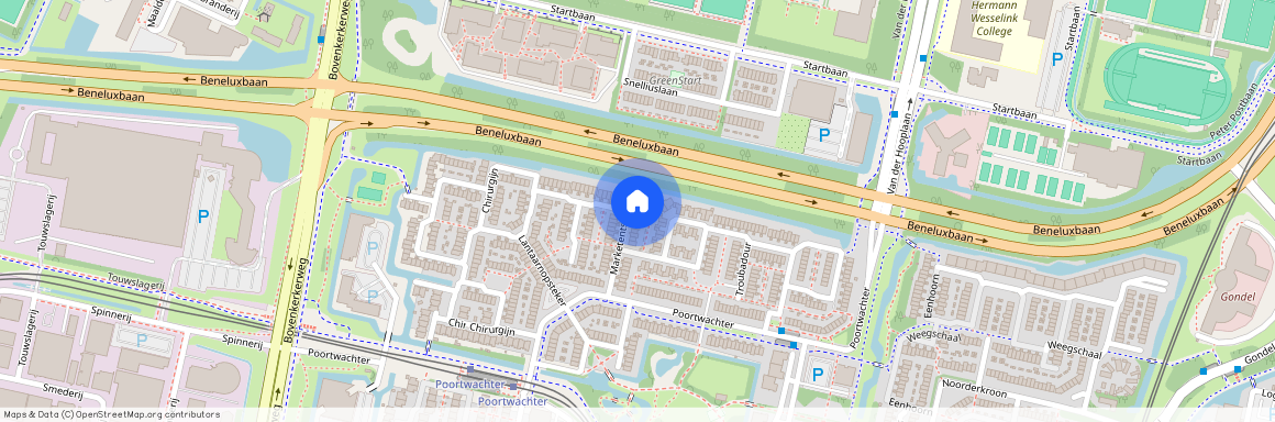 Beroepenbuurt, 1188 DE, Marketentster, Amstelveen