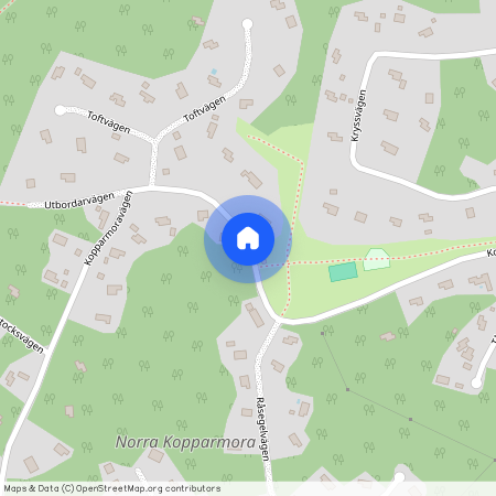 Kopparmoravägen, Värmdö