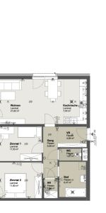 Geförderte Mietwohnung mit südseitigem Sonnenbalkon, Wohnraumlüftung inklusive - Photo 3