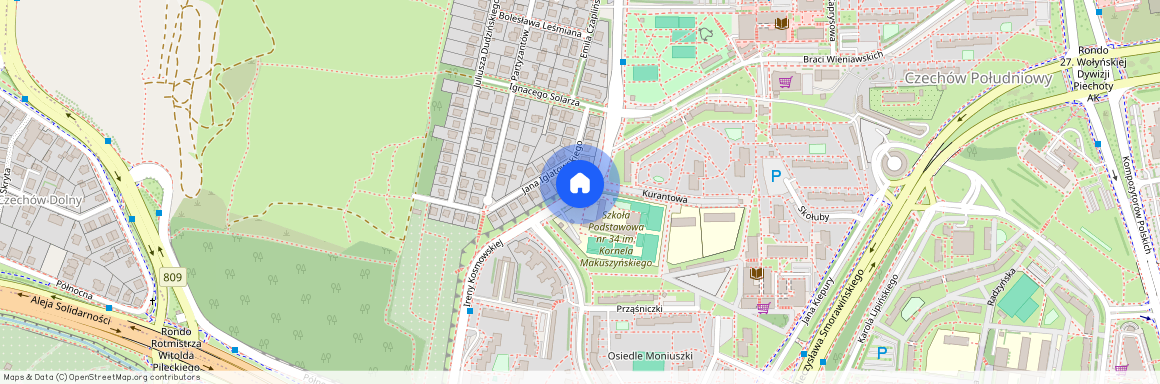 ul. Ireny Kosmowskiej, Czechów Południowy, Lublin, lubelskie