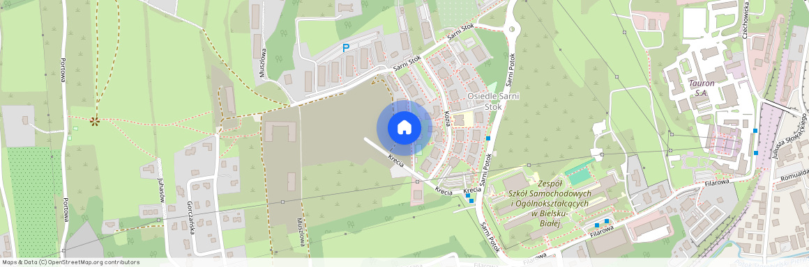 ul. Sarni Stok, Stare Bielsko, Bielsko-Biała, śląskie