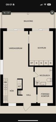 Norrköping - 3rok - tillsv - 10.925kr/mån - Photo 1