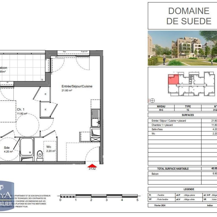 Location Appartement 2 pièces 40m² TOURS 37100 - Photo 2