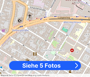 Gemütliche Wohnung mit zwei Balkonen im F-Quadrat - Foto 1