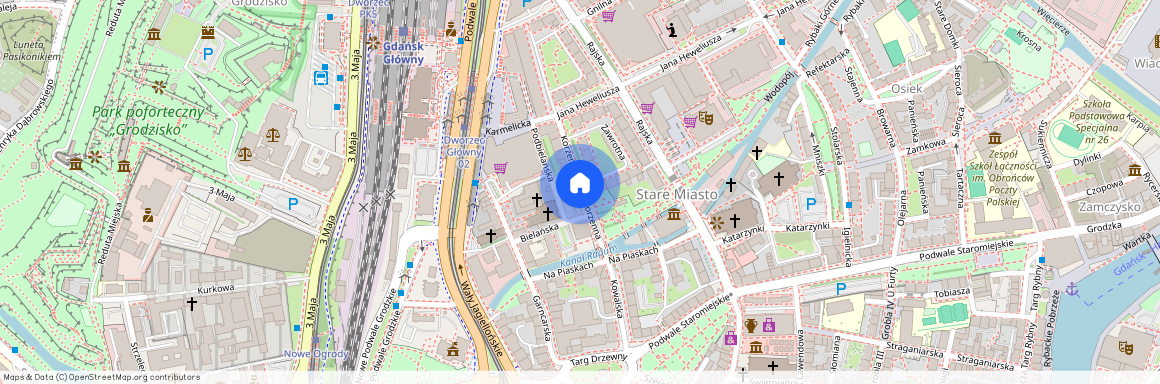 ul. Korzenna, Śródmieście, Gdańsk, pomorskie