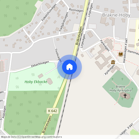 Bräknevägen, Bräkne-Hoby