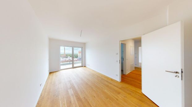 Erstbezug mit Stil: Lichtdurchflutete 2-Zimmer-Wohnung mit Balkon - Foto 1