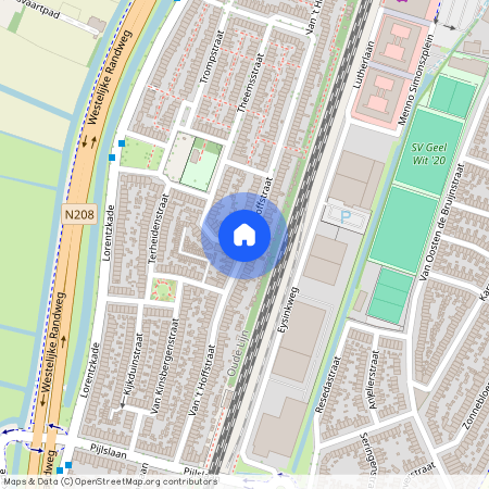 Zeeheldenbuurt, 2014 RB, Van 't Hoffstraat, Haarlem