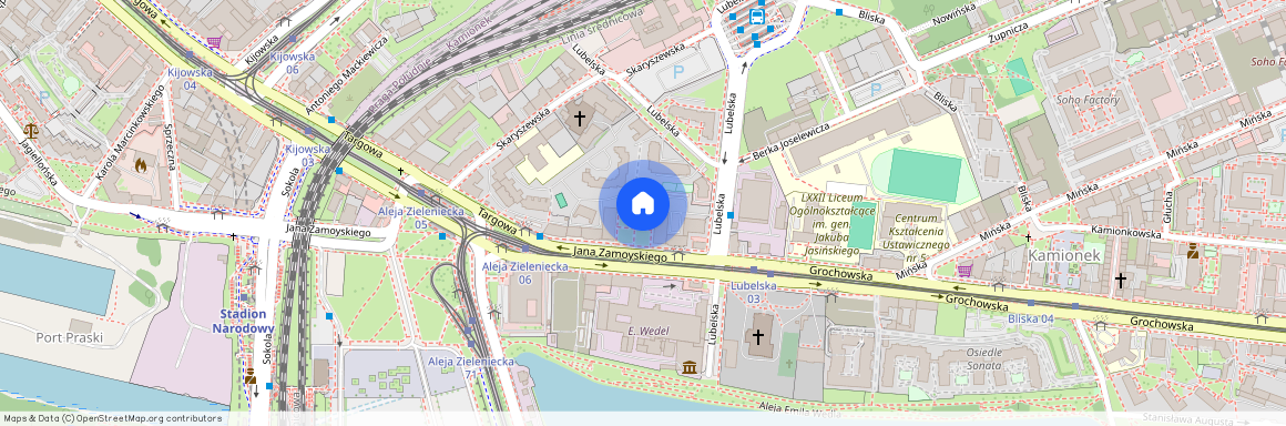 ul. Jana Zamoyskiego, Kamionek, Praga-Południe, Warszawa, mazowieckie