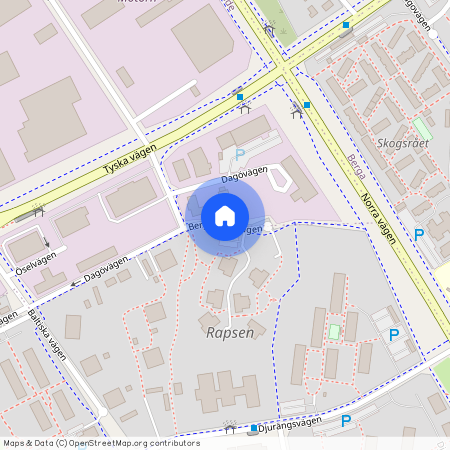 Bergagårdsvägen, Kalmar