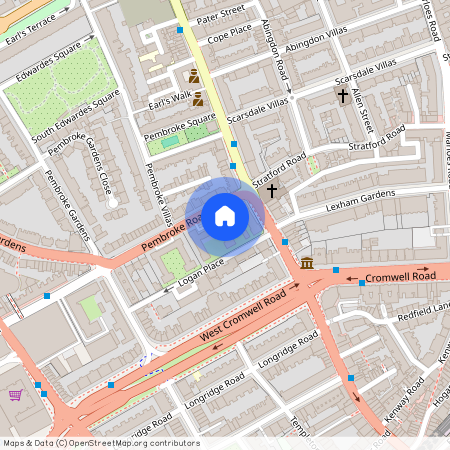 Chatsworth Court, Pembroke road, Kensington, London, W8