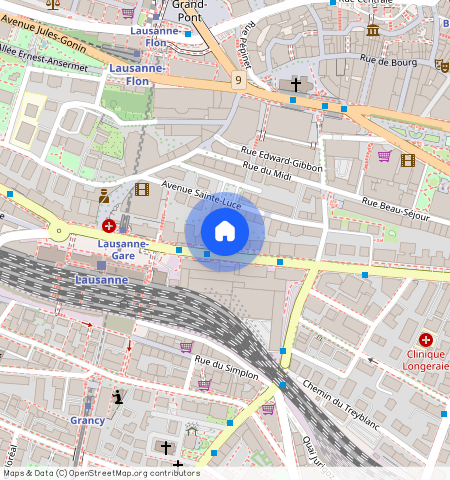 Avenue de la Gare **, 1003, Lausanne