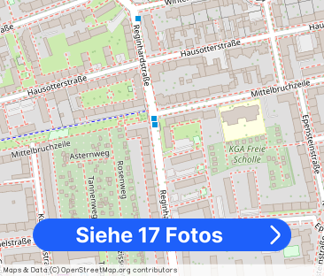 Ruhiges OG mit Balkon u. Gartennutzung nahe S-Bhf Schönholz - Foto 1