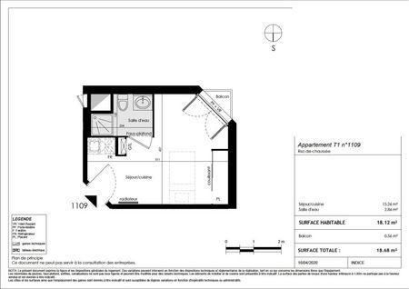 Location Appartement 1 pièce 18m² PESSAC 33600 - Photo 5