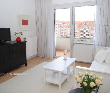 List - Vahrenwald, 2 Zimmer Wohnung mit Balkon, sehr schön möbliert. - Photo 1