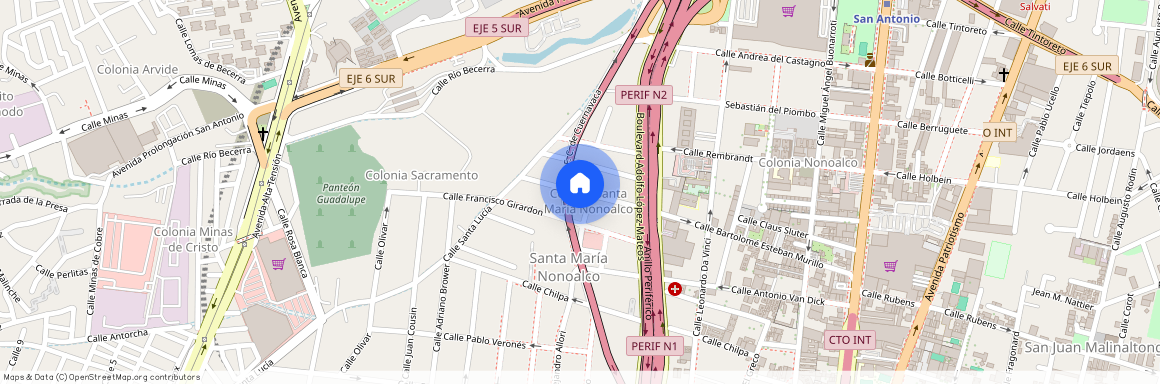 Colonia Santa Maria Nonoalco, C.P. 03700, Df / Cdmx