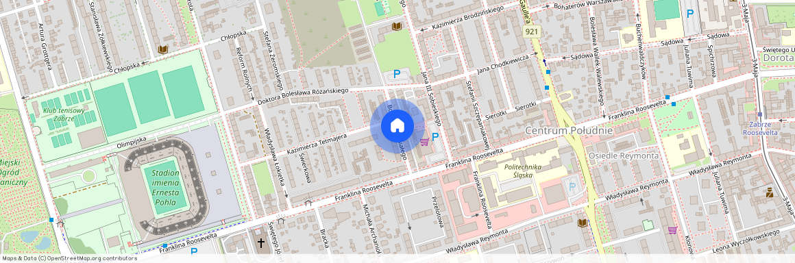 ul. Bolesława Śmiałego, Centrum Południe, Zabrze, śląskie