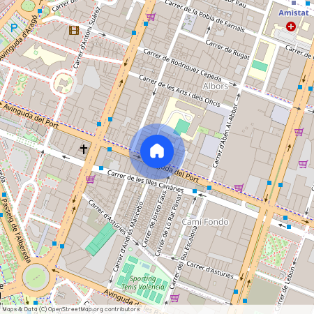 Avenida del Puerto 53, piso 7, puerta 28, Camins al Grau, Valencia